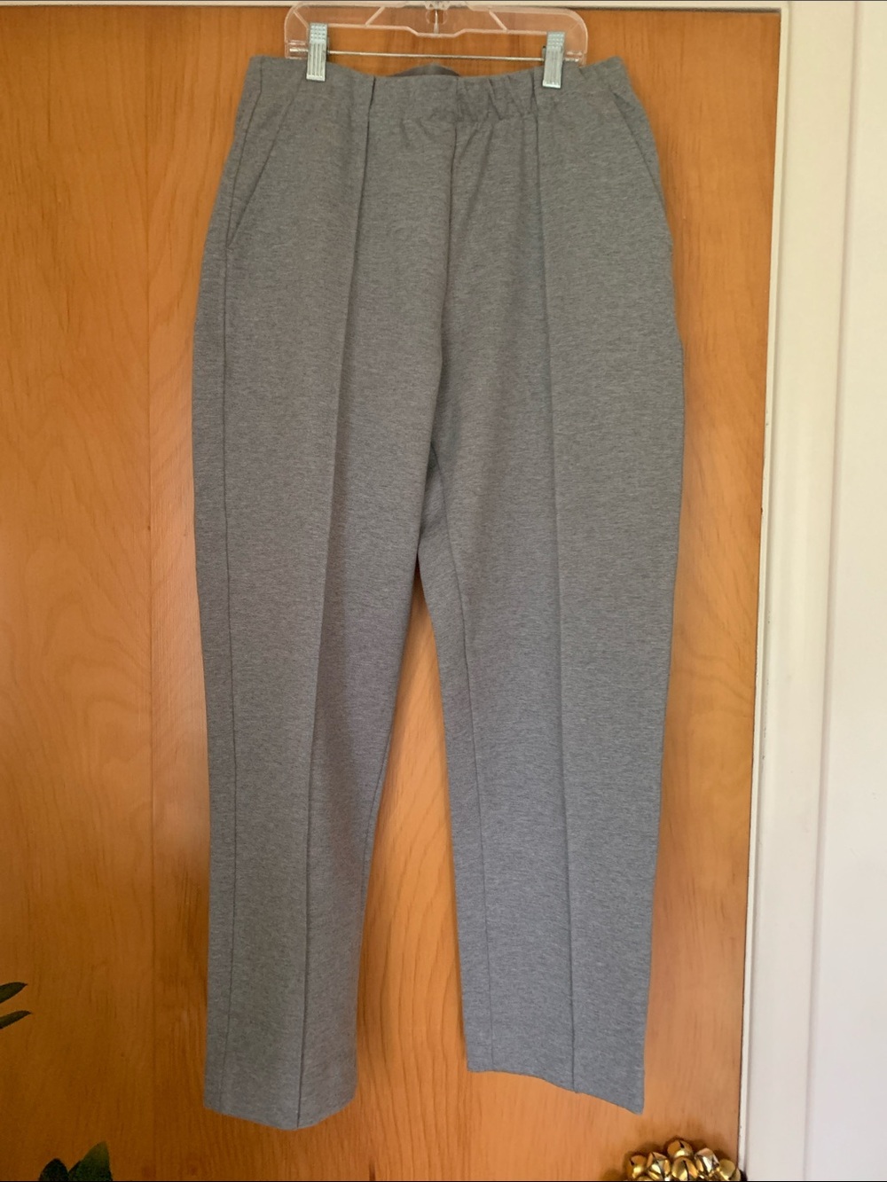 Everlane Women's Gray Pull-On Tapered Pants
